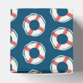 Marine Lifesaver Nautical Birthday Baby shower Bedankdoosjes (Bovenkant)