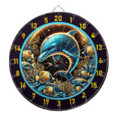Marine Majesteit Dolfijn Dartbord Magic (Voorkant)
