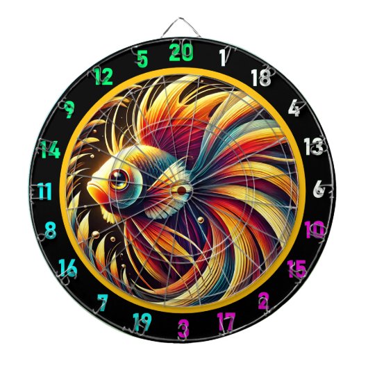 Marine Majesty Betta Dartboard Delight Dartbord (Voorkant)