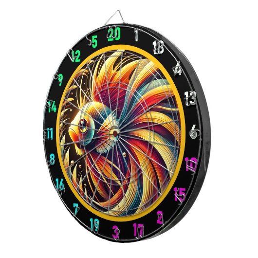 Marine Majesty Betta Dartboard Delight Dartbord (Voorkant Rechts)