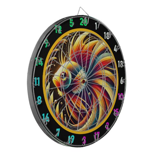Marine Majesty Betta Dartboard Delight Dartbord (Voorkant Links)