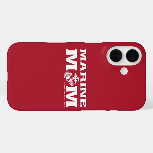 Marine mama Case-Mate iPhone case (Achterkant (horizontaal))