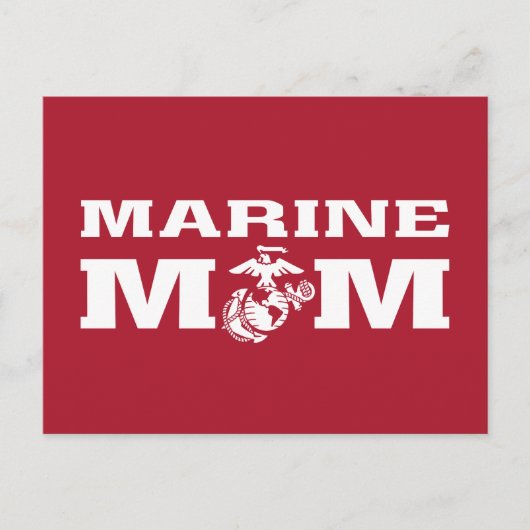 Marine mama feestdagenkaart (Voorkant)