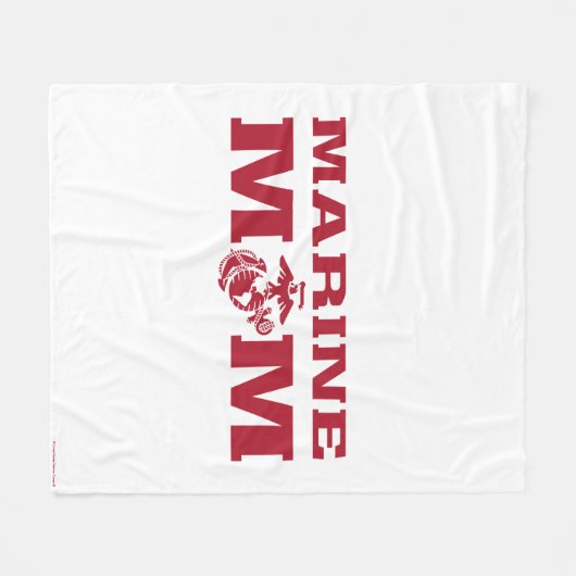 Marine mama fleece deken (Voorkant (Horizontaal))