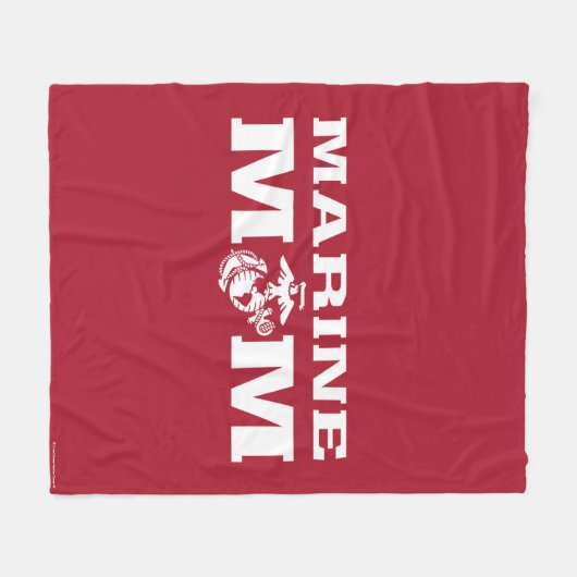 Marine mama fleece deken (Voorkant (Horizontaal))