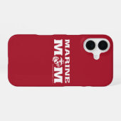 Marine mama iPhone 16 hoesje (Achterkant horizontaal)