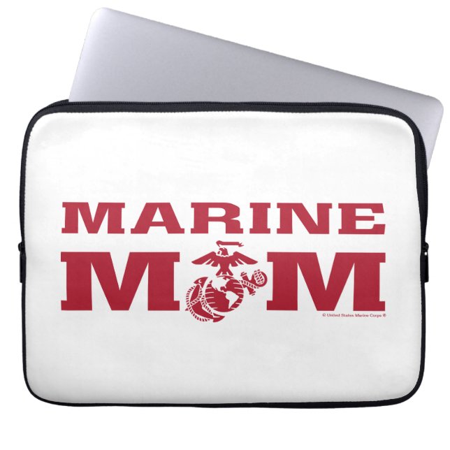 Marine mama laptop sleeve (Voorkant)
