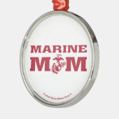 Marine mama metalen ornament (Links)