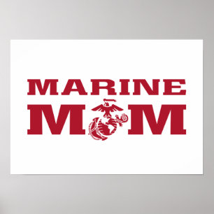 Marine mama poster