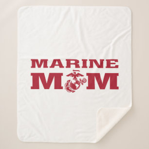 Marine mama sherpa deken