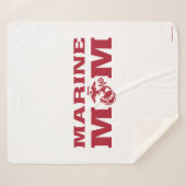 Marine mama sherpa deken (Voorkant (horizontaal))