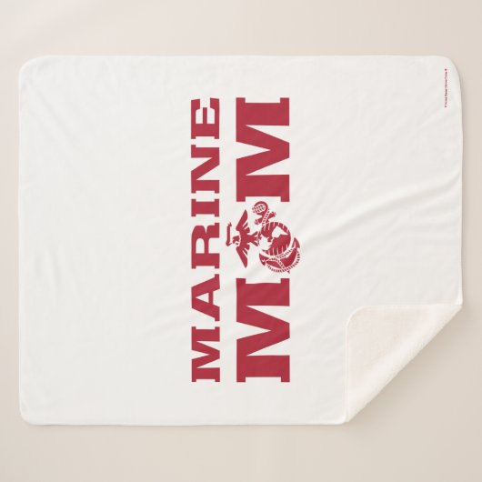 Marine mama sherpa deken (Voorkant (horizontaal))