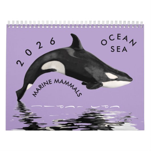 Marine mammals calendar kalender (Hoes)