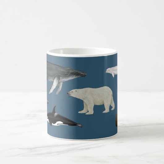 Marine mammals mug / cup koffiemok (Center)