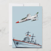 Marine Marine Marine Marine Marine schip Verjaarda Kaart (Achterkant)