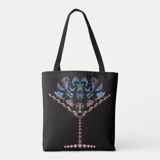 Marine Martini Tote Bag (Achterkant)