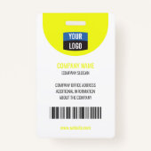 Marine - Medewerker Foto ID Bedrijf Beveiligingsba Badge (Achterkant)