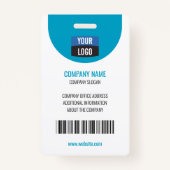 Marine - Medewerker Foto ID Bedrijf Beveiligingsba Badge (Achterkant)