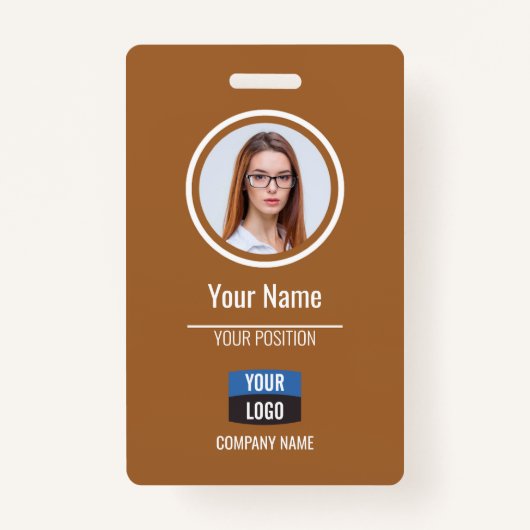 Marine - Medewerker Foto ID Bedrijf Beveiligingsba Badge (Voorkant)