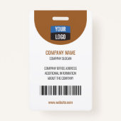 Marine - Medewerker Foto ID Bedrijf Beveiligingsba Badge (Achterkant)