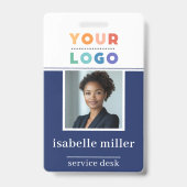 Marine medewerker Foto ID Bedrijf Beveiligingsnaam Badge (Front)