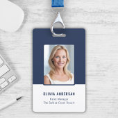 Marine Medewerker Foto ID Bedrijfsbeveiliging Badge