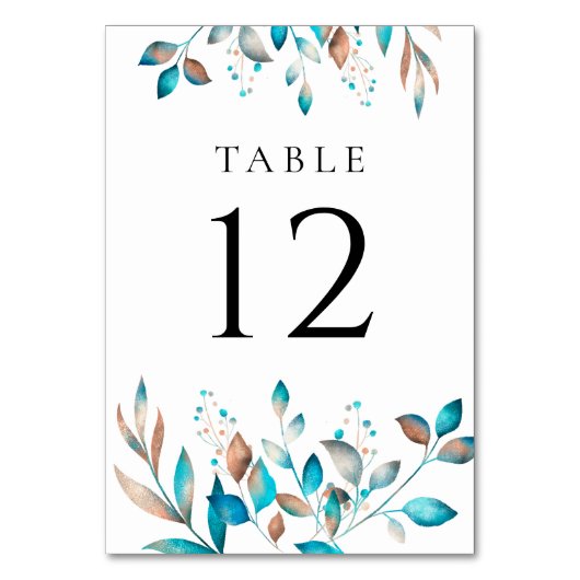 Marine Modern groen rustieke bruiloft Kaart (Voorkant)