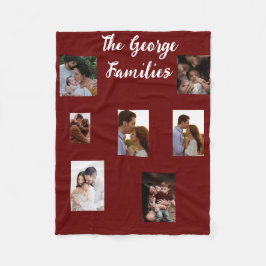 Marine moderne multi foto familie huis decor fleece deken