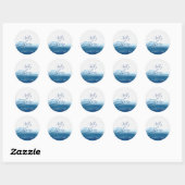 Marine, moderne Waterverf Stickers (Vel)