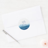 Marine, moderne Waterverf Stickers (Envelop)