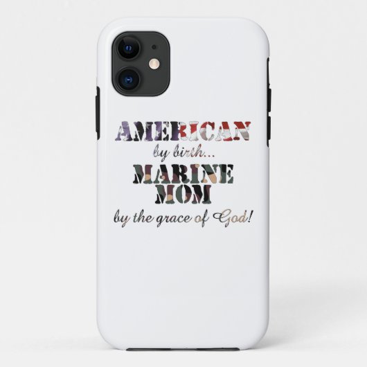 Marine Moeder Door Gods Genade Case-Mate iPhone Case (Achterkant)