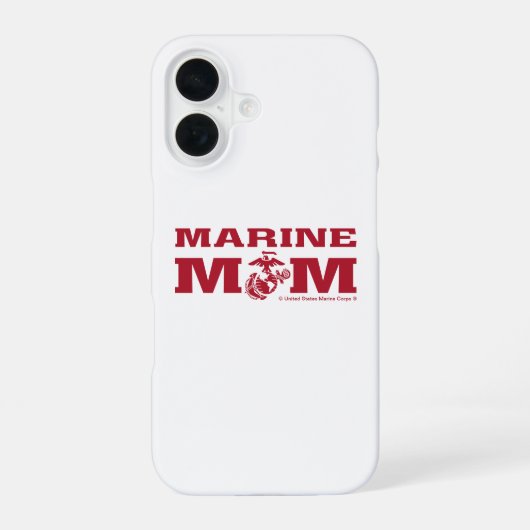 Marine Moeder iPhone 16 Hoesje (Achterkant)
