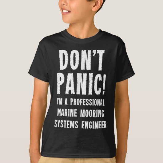 Marine Mooring Systems Engineer  T-shirt (Voorkant)
