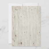 Marine Nautische Schets Anker Rustieke Bruiloft Kaart (Achterkant)