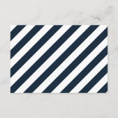 Marine Octopus Bruiloft Informatie Kaart (Achterkant)