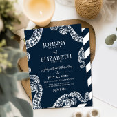 Marine Octopus Tentakel bruiloft uitnodiging