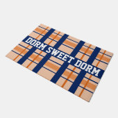 Marine Oranje Rut Cool Fun Slaapkamer School Thuis Deurmat (Schuin)