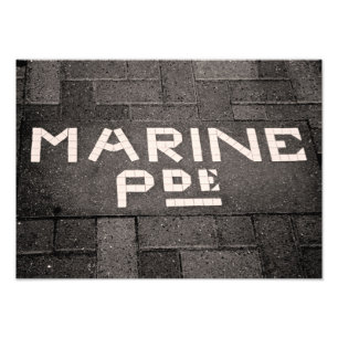 Marine Parade, Napier, Nieuw-Zeeland Foto Afdruk