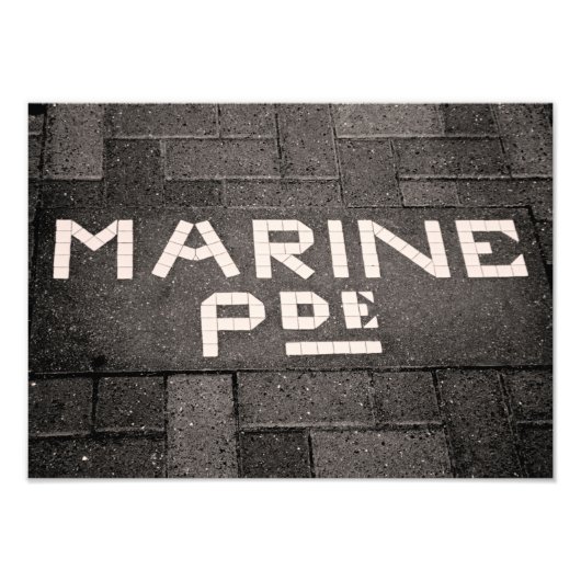 Marine Parade, Napier, Nieuw-Zeeland Foto Afdruk (Voorkant)