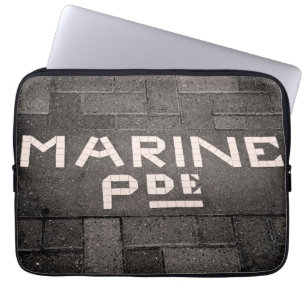 Marine Parade, Napier, Nieuw-Zeeland Laptop Sleeve