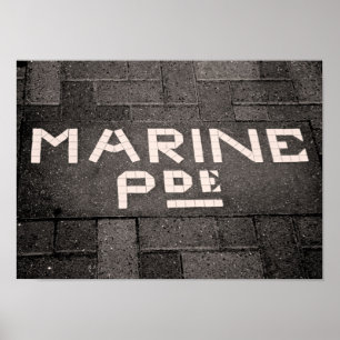 Marine Parade, Napier, Nieuw-Zeeland Poster