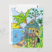 MARINE PARK-postkaart Briefkaart (Voorkant / Achterkant)