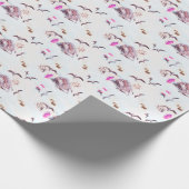 Marine pattern cadeaupapier (Hoek)