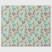 Marine Pattern Cadeaupapier (Vlak)