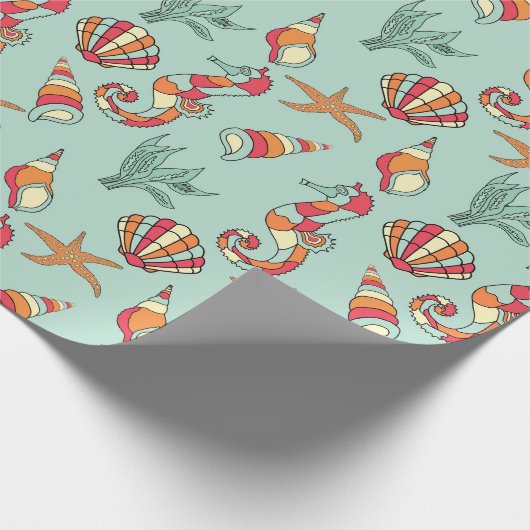 Marine Pattern Cadeaupapier (Hoek)