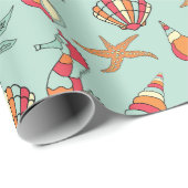 Marine Pattern Cadeaupapier (Rol Hoek)