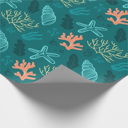 Marine Pattern Cadeaupapier (Hoek)