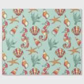 Marine Pattern Cadeaupapier (Vlak)