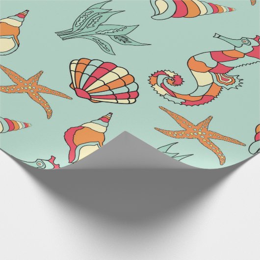 Marine Pattern Cadeaupapier (Hoek)