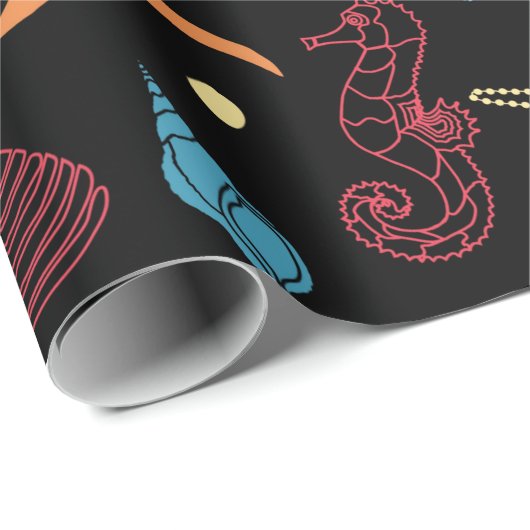 Marine Pattern Cadeaupapier (Rol Hoek)